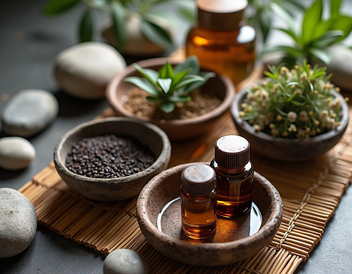 homemade skincare products with black seed oil